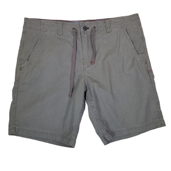 Toad & Co Mens Organic Cotton Gray 10" Benchmark Shorts Size 38 - Picture 2 of 6